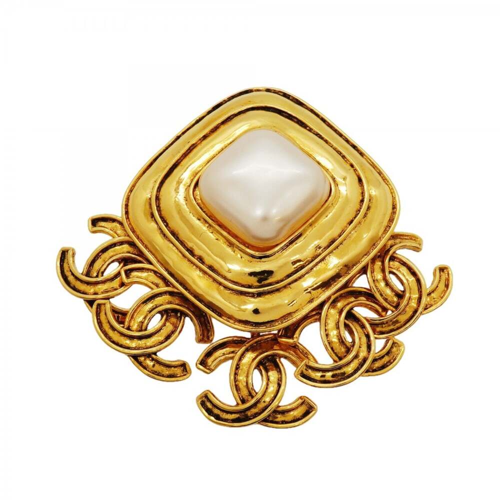 Chanel Cc Logo Brooch Metal #313651C13B